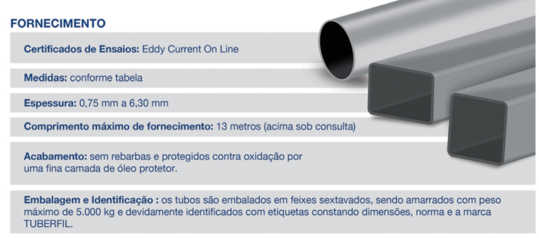 Tubos Tuberfil A-500 | ASTM A-513