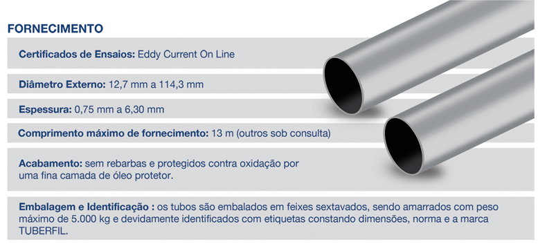 Tubos Tuberfil EN 10305-3