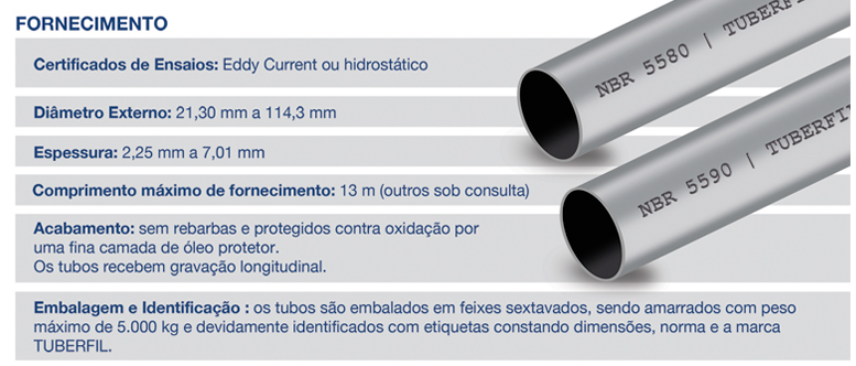 Tubos Tuberfil NBR 5580